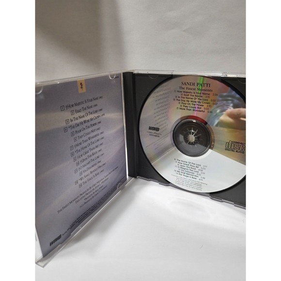 The Finest Moments by Sandi Patty (CD, Sep-1991, Word Distribution) - Picture 2 of 2